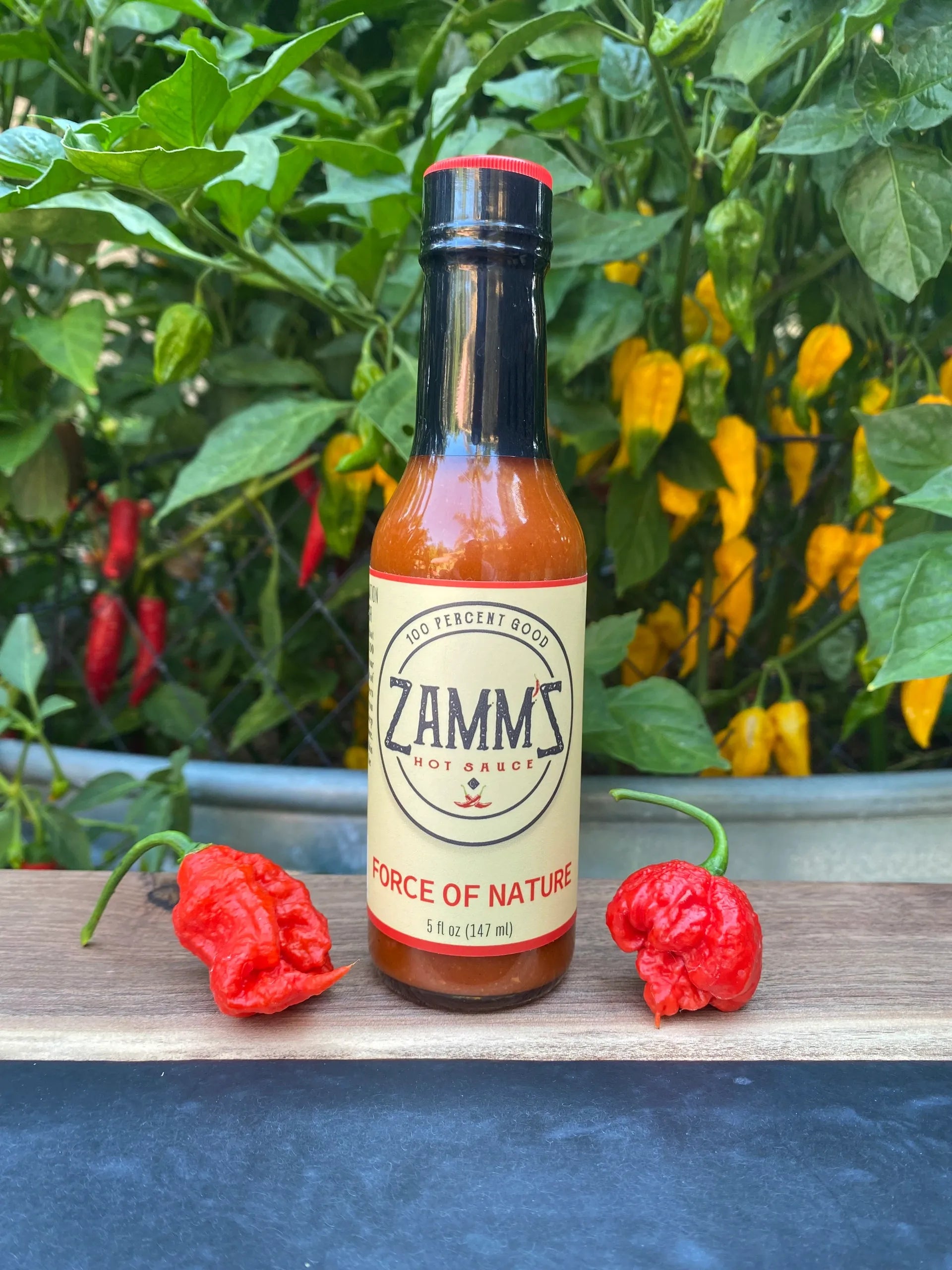 Force of Nature Hot Sauce - Carolina Reaper, Garlic, Onion and