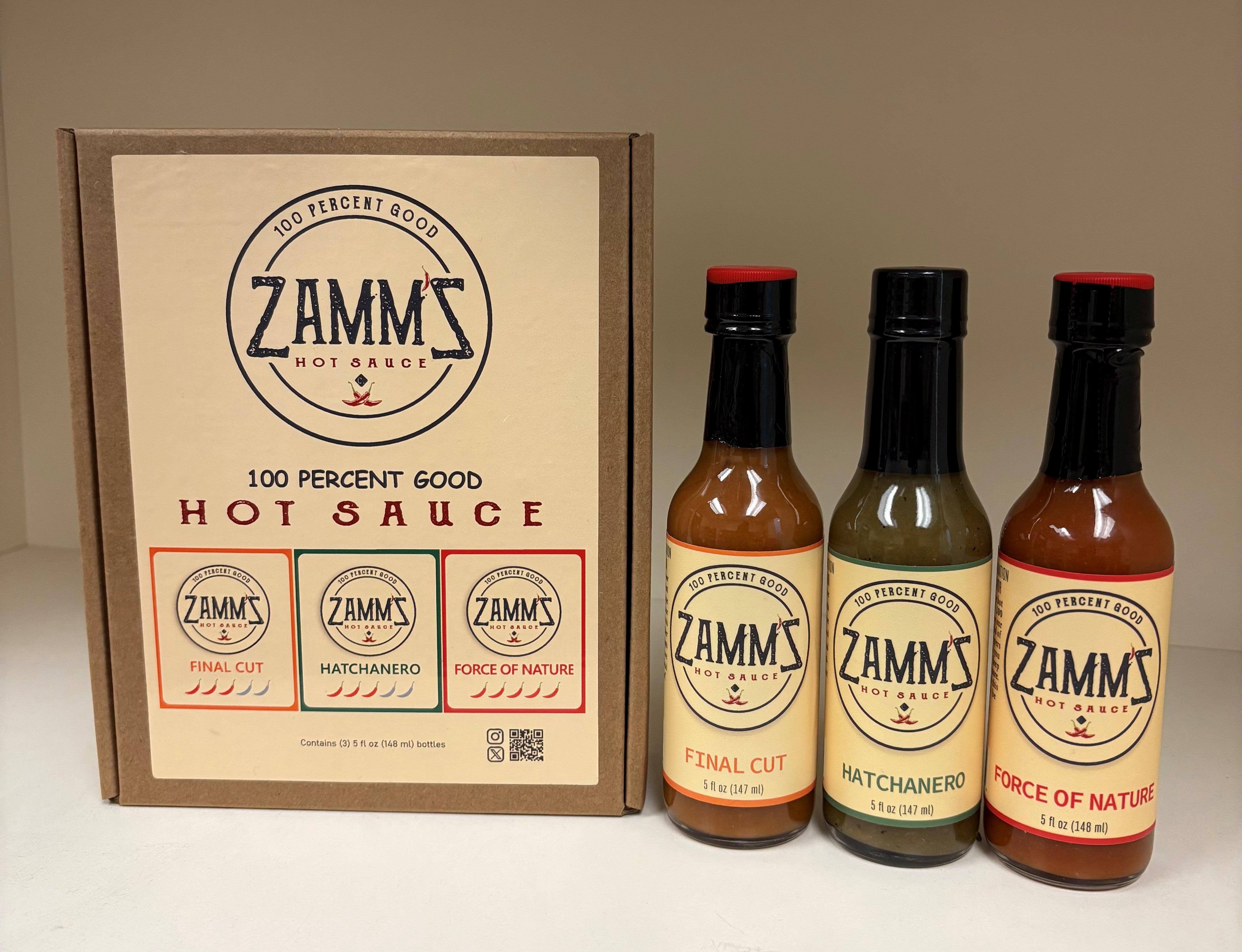 3 pepper fun pack – Zamm'Z Hot Sauce